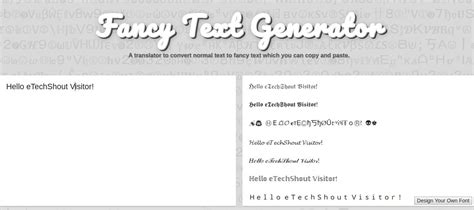 lingojam|Fancy Font Generator .